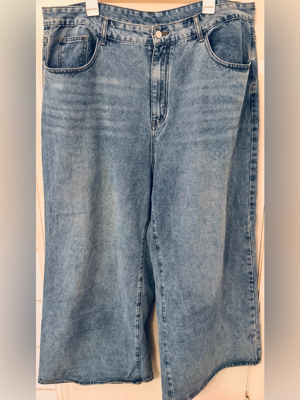 Cider Women’s Light Blue Wide Leg Jeans